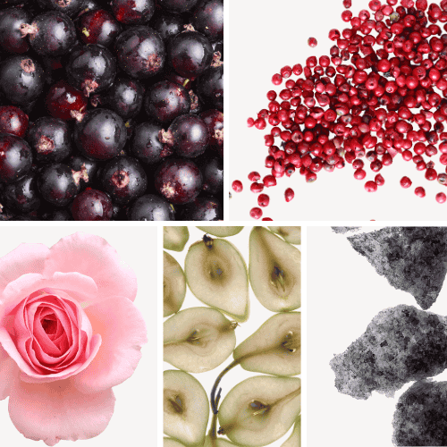 Preview: Duftnoten: schwarze Johannisbeere, rosa Pfeffer, Rose, Birne, Moschus